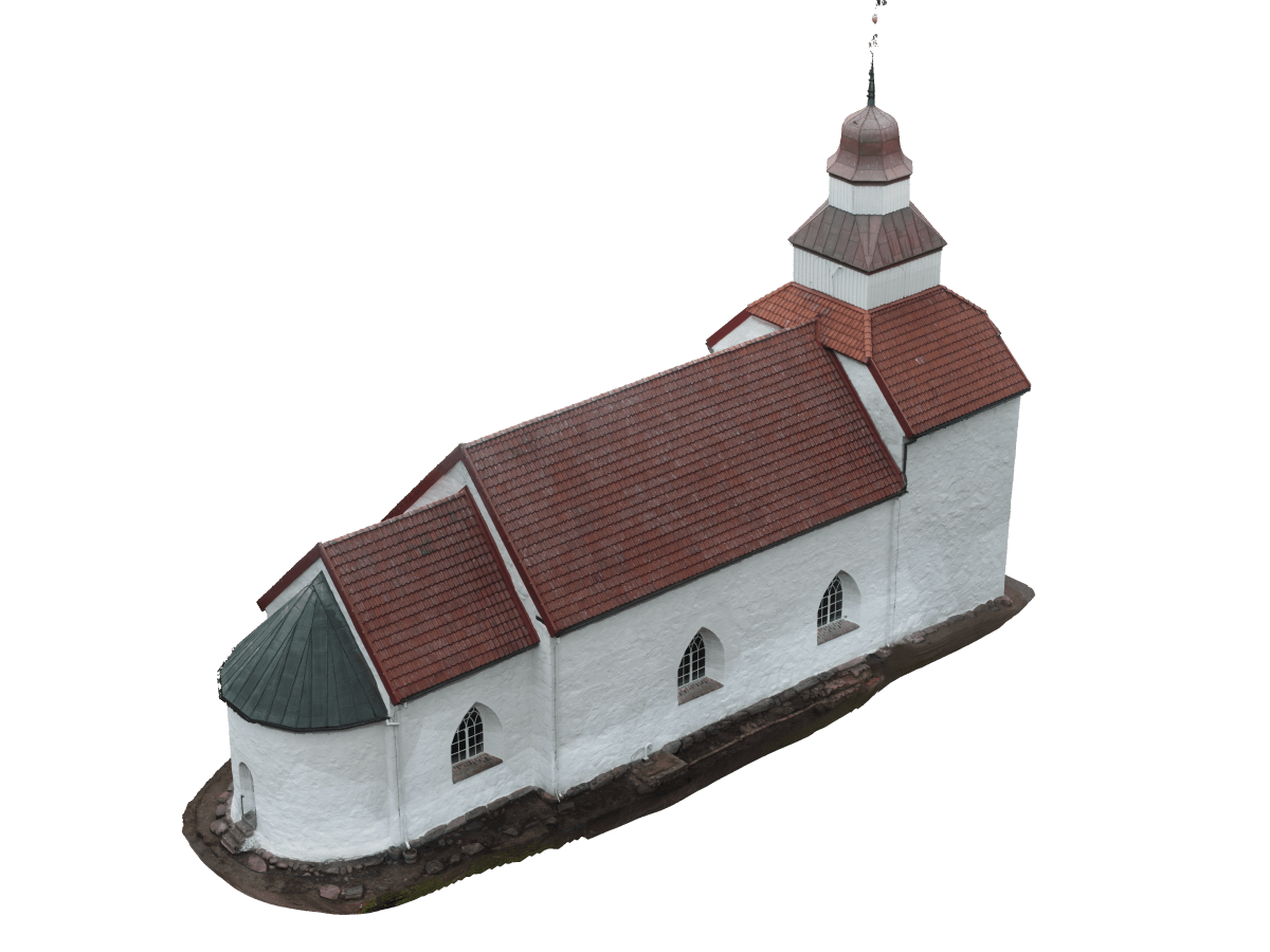 Skummeslövs kyrka dokumenterad i&nbsp;3D